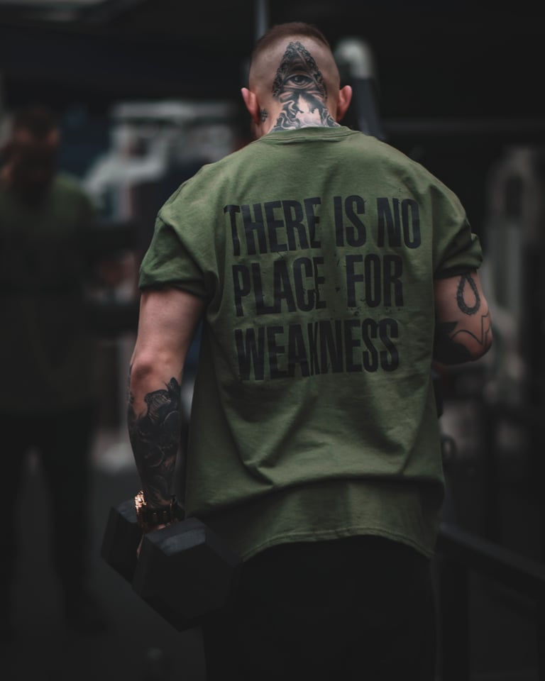 Miniaturbild: No Place For Weakness Shirts