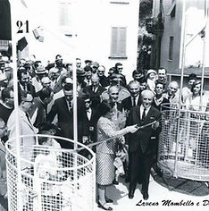 Seilbahneröffnung im Frühjahr 1963