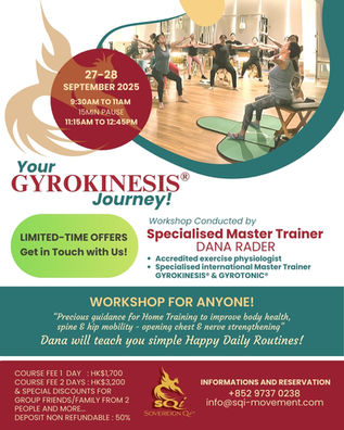 gyrotonic-gyrokinesis workshop