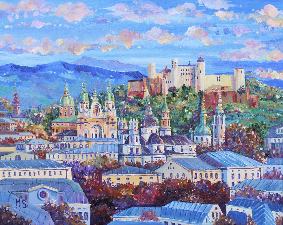 Old Town Salzburg, Fall