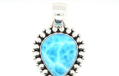 Artie Yellowhorse Larimar Pendant
