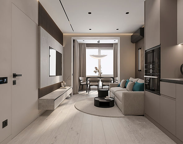 Mieszkanie w stylu nowoczesnym #t3