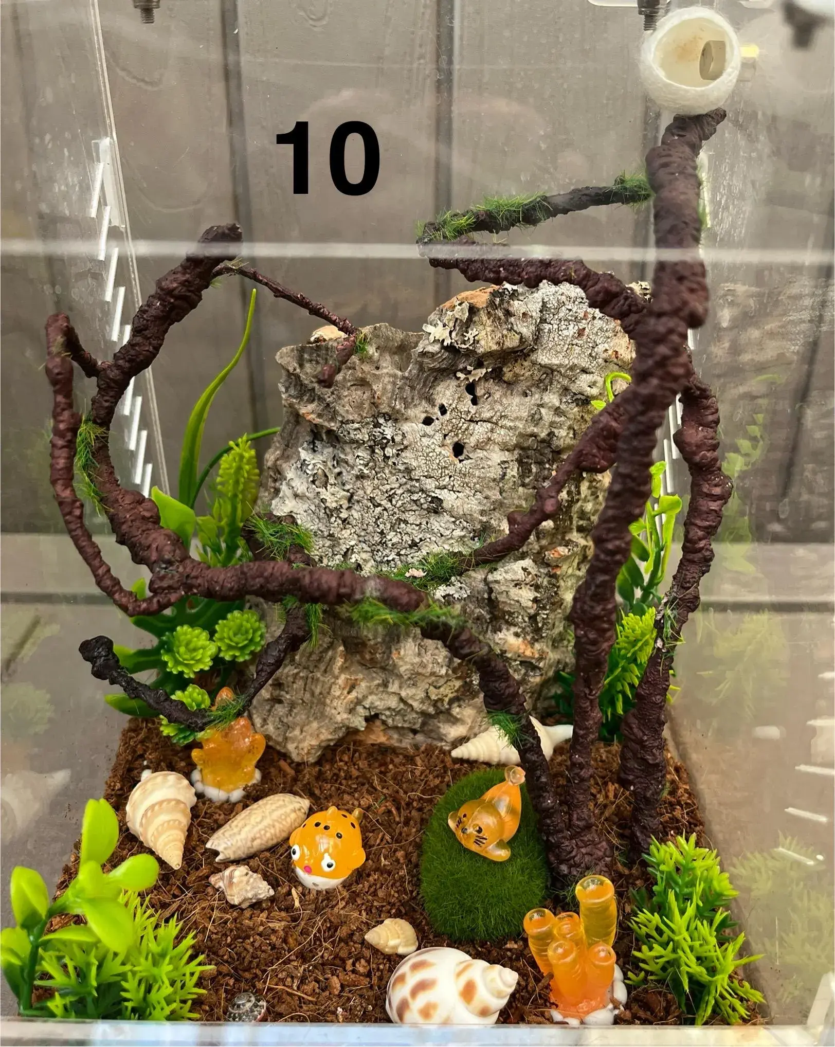 Jumping Spider / Praying Mantis Decoration Kit (10)