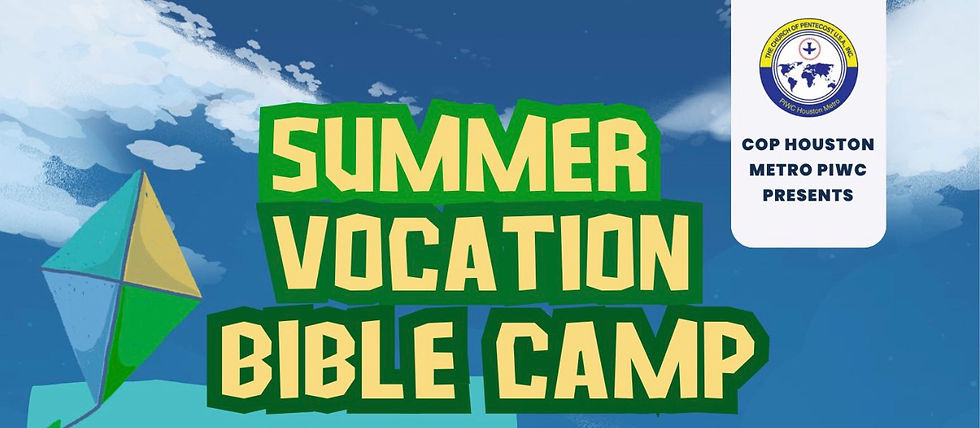Summer Vocation Bible Camp (Student Registeration)