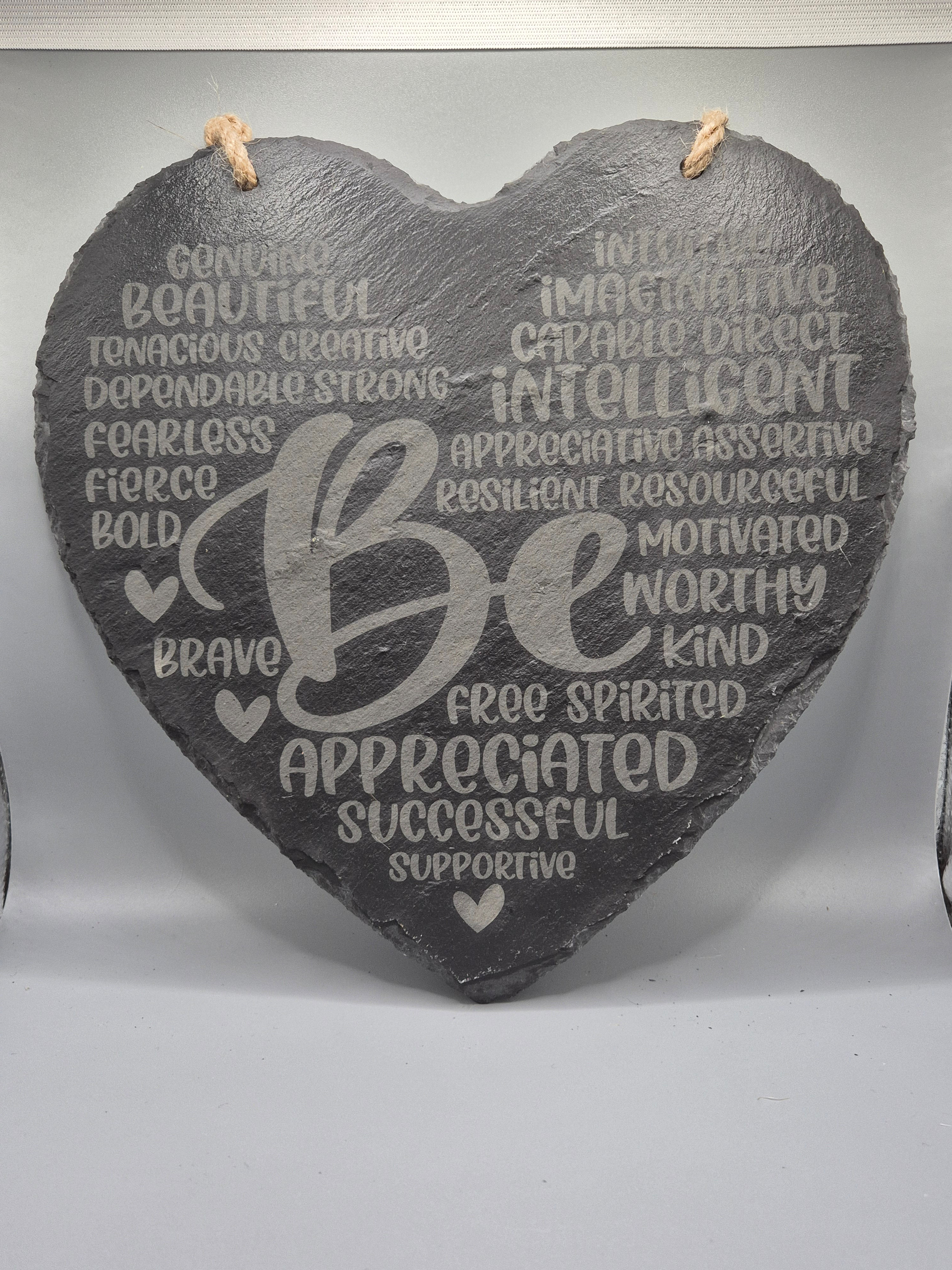 Heart Slate Hanger