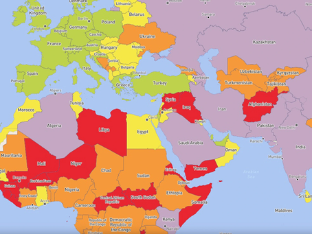 Most dangerous places to travel
