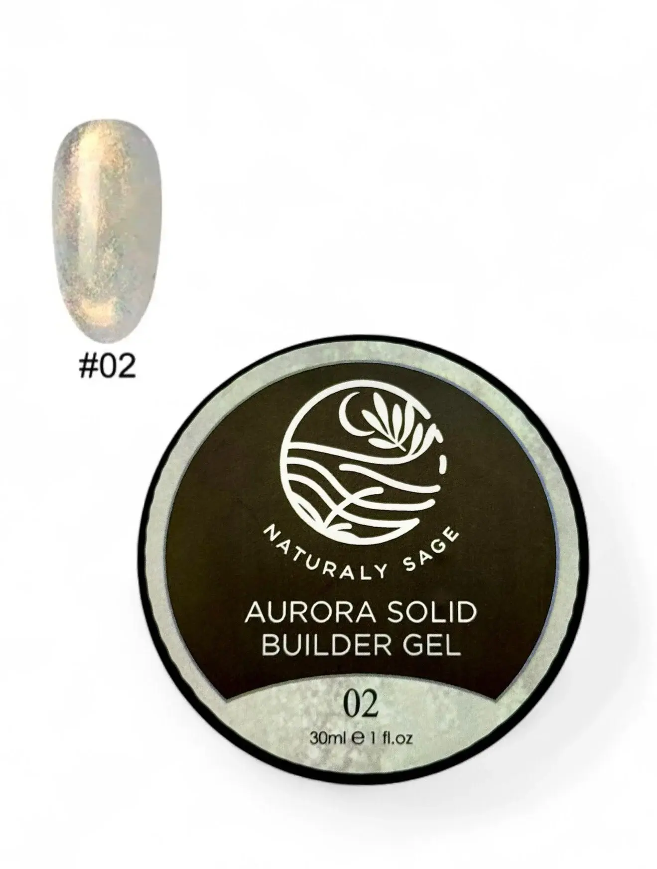 Professional Builder Gel #02. Aurora Pearl 1fl.oz