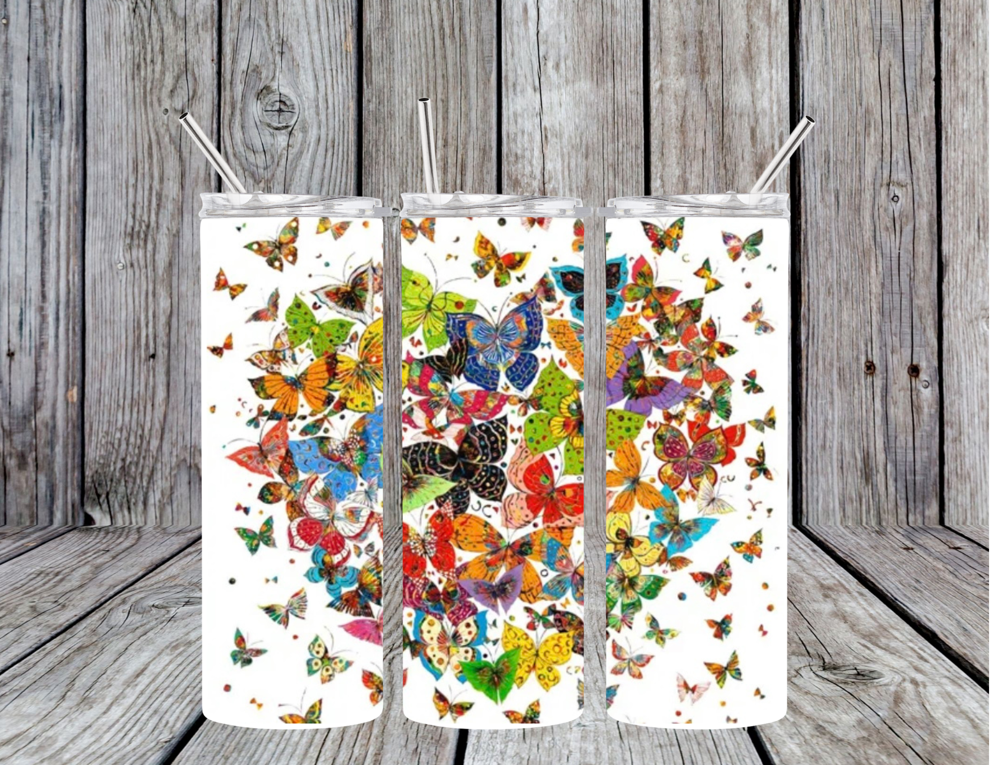 Butterfly Heart 20oz Tumbler