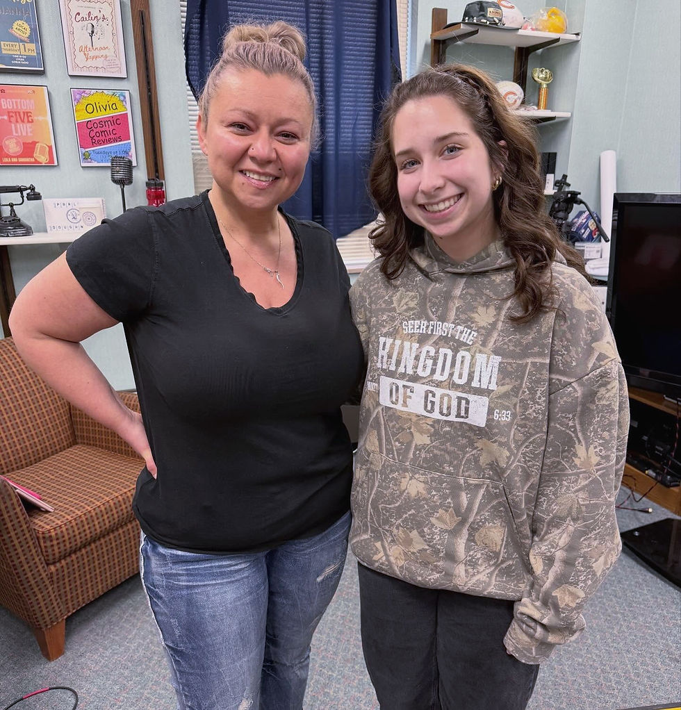 Mandalyn with PC3's Gianna Zikkos.