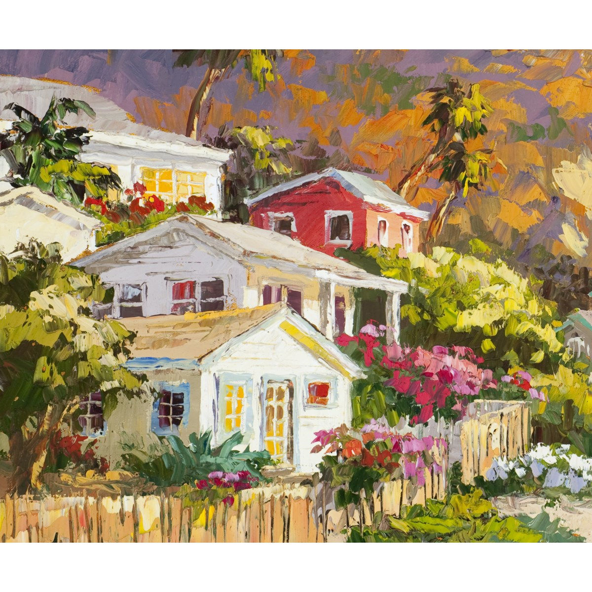 Beach Cottage - 30" x 40", 40" x 50" or 54" x 68"