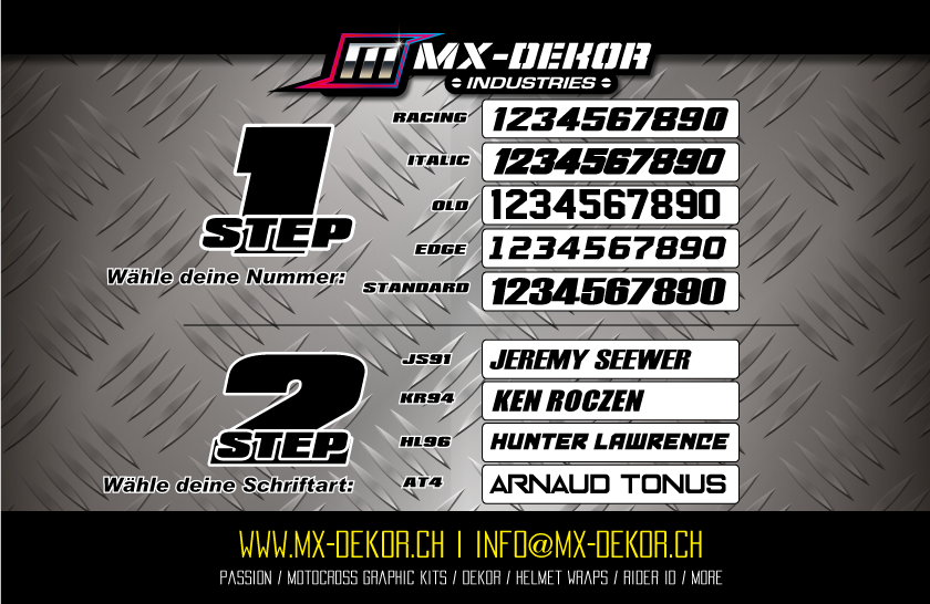 Miniaturbild: MX Shirt Transfer Druck einfarbig