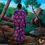 Thumbnail: 'VELVET ROSE' MULTI POCKET UNISEX SUIT WIT 'JAP' PANTS