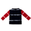 Thumbnail: TIE DYE CROP TEE - BLACK/RED
