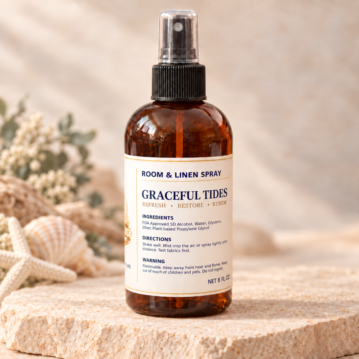 Room and Linen Spray - Graceful Tides