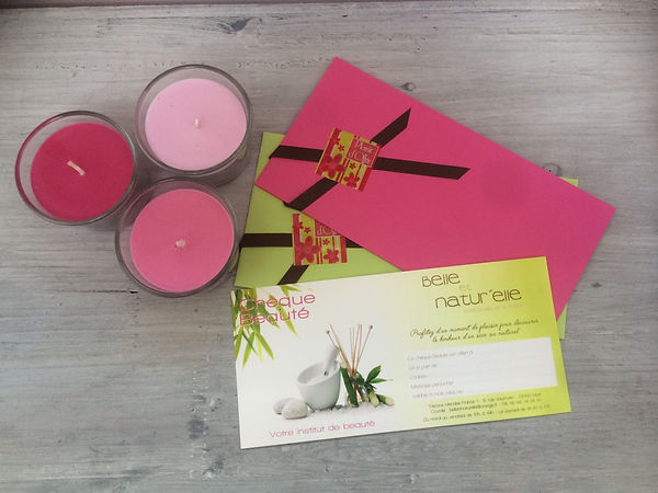Chèque cadeau Institut Belle et natur'elle Niort