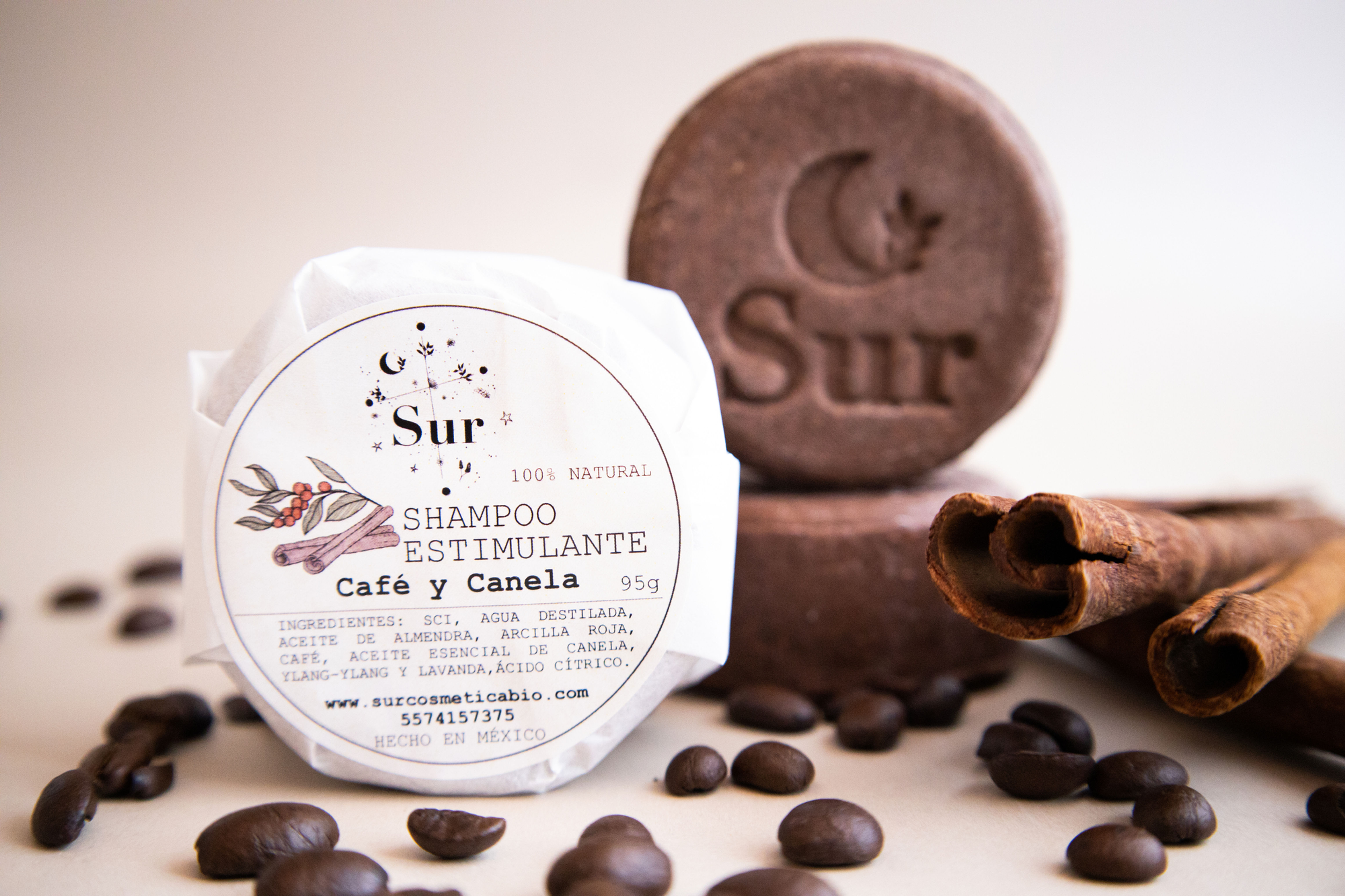 Shampoo Estimulante CAFÉ Y CANELA