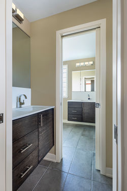 Half Bathroom into Master Bathroom