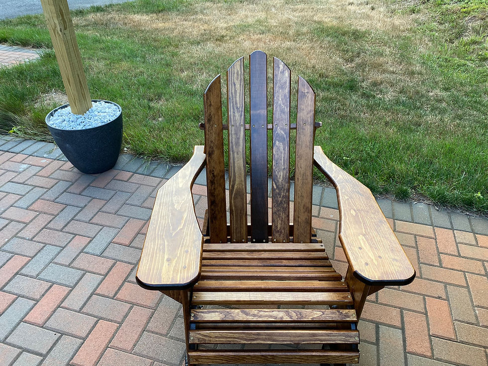 Thumbnail: Ergonomic Adirondack Chair Lounger