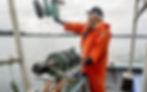 Haida fisher Jack Ward, on the boat for the CBF salmon troll. Image: Ben Liveroche, CBC.