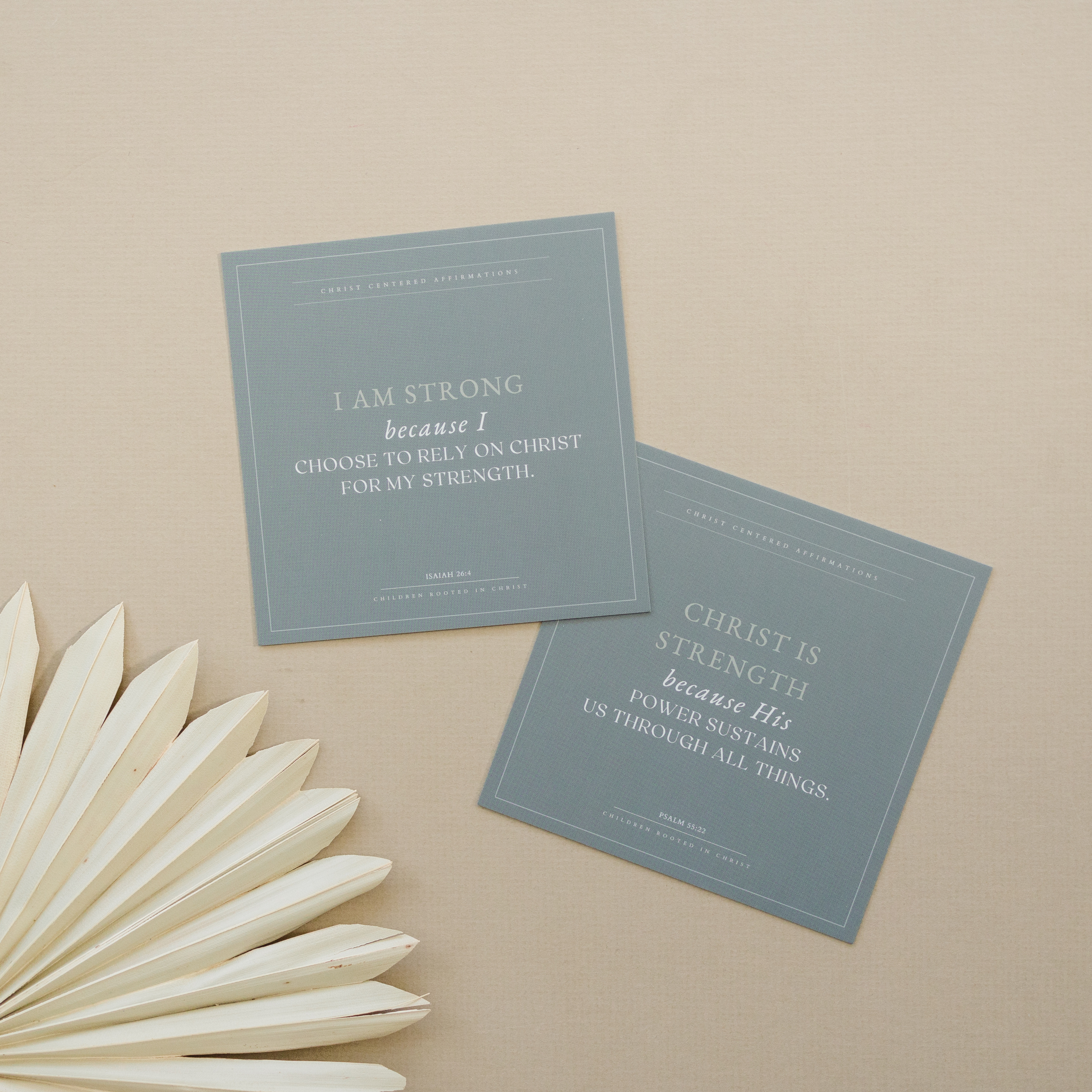 Christ Centered Affirmation Cards