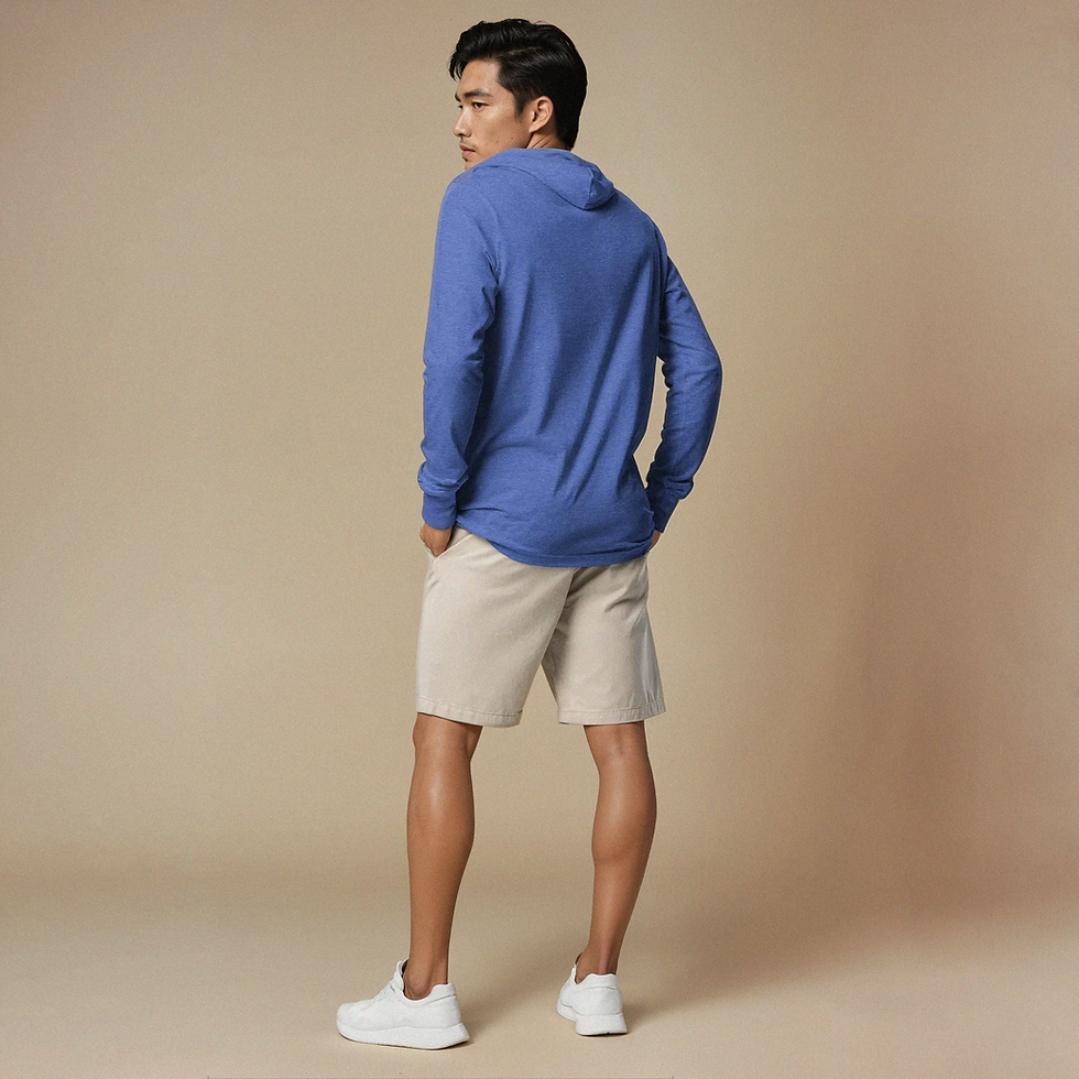 Thumbnail: Discover the ultimate lightweight hoodie for men & women. This hooded long-sleeve tee offers comfort & style