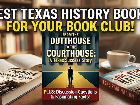 Best Books About Texas History for Your Next Book Club Meeting