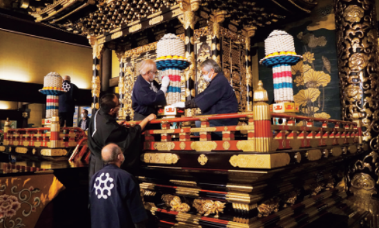 御本山御華束奉納　中島郡会　一日目12/18