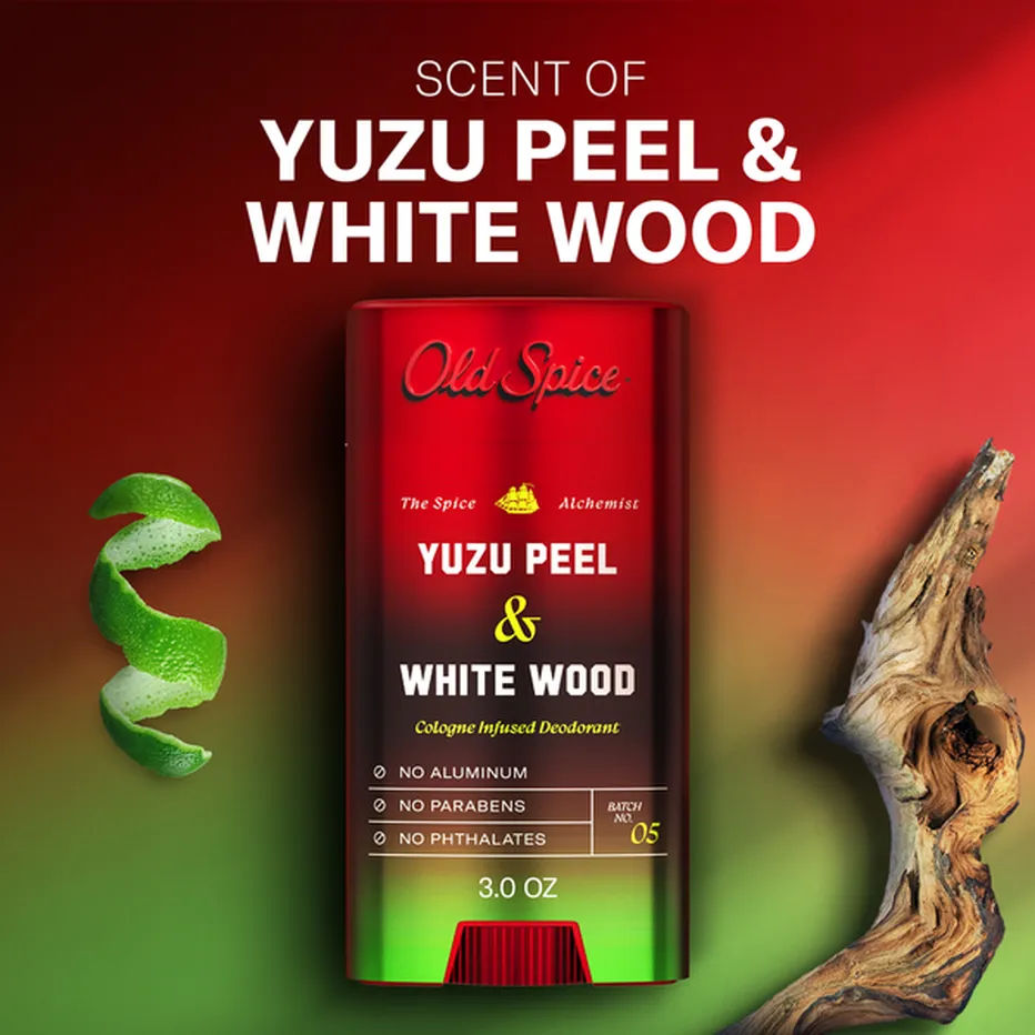 Thumbnail: Old Spice Deodorant for Men, The Spice Alchemist Collection, Yuzu Peel and White