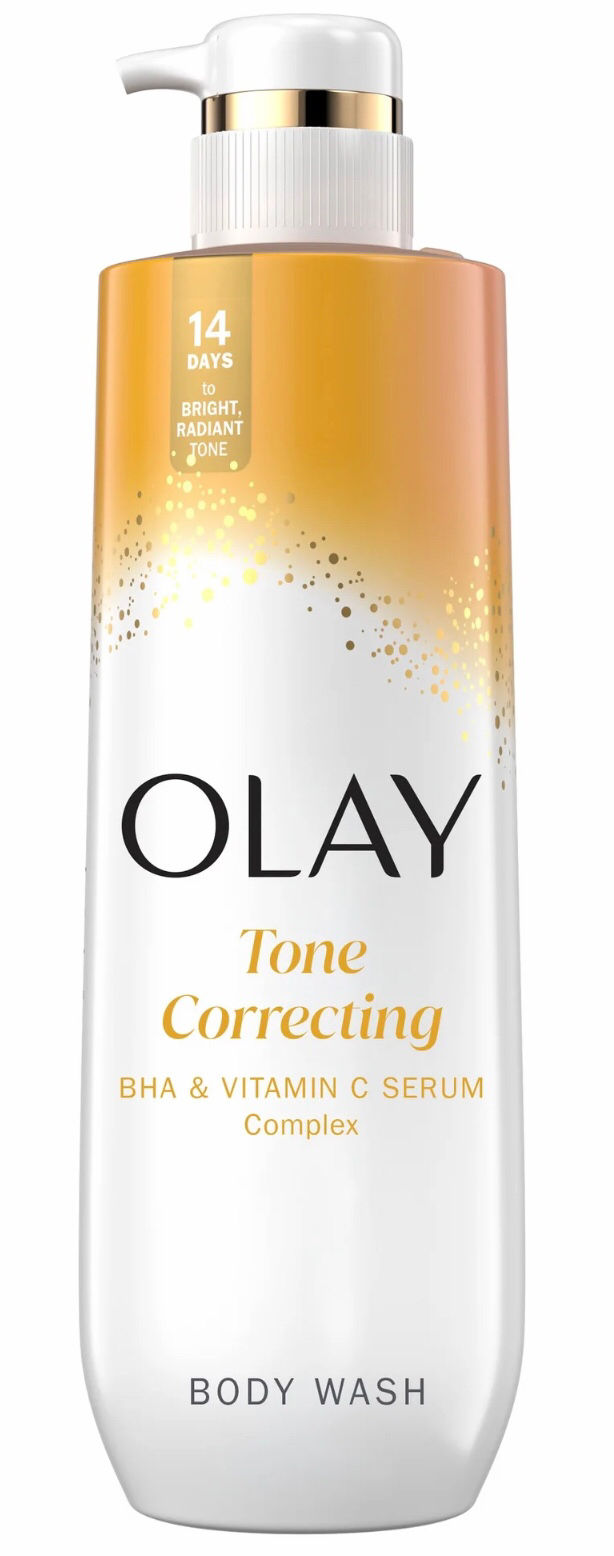 Olay Tone Correcting Body Wash with BHA and Vitamin C Serum Complex, 20oz