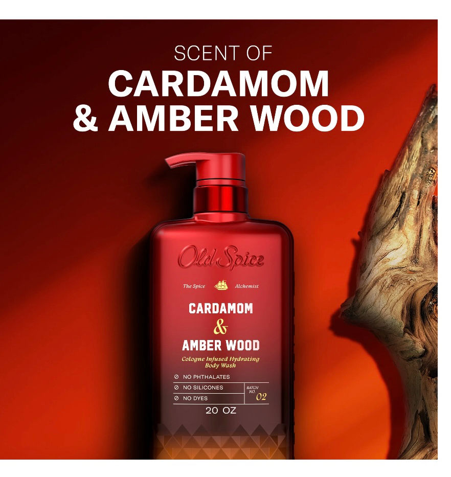 Thumbnail: Old Spice Body Wash for Men, The Spice Alchemist Collection, Cardamom and Amber 