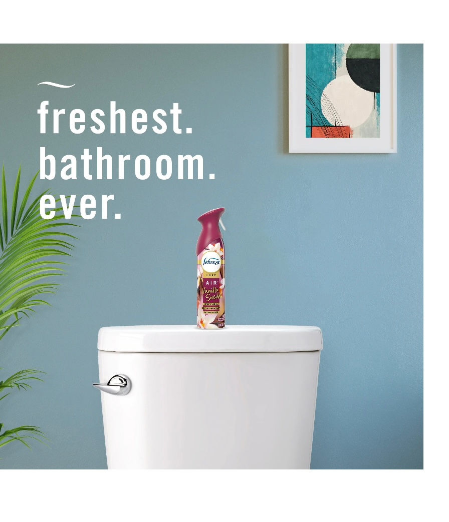 Thumbnail: Febreze Air Freshener Spray, Odor-Fighting Room Spray, Vanilla Suede Scent, 8.8o