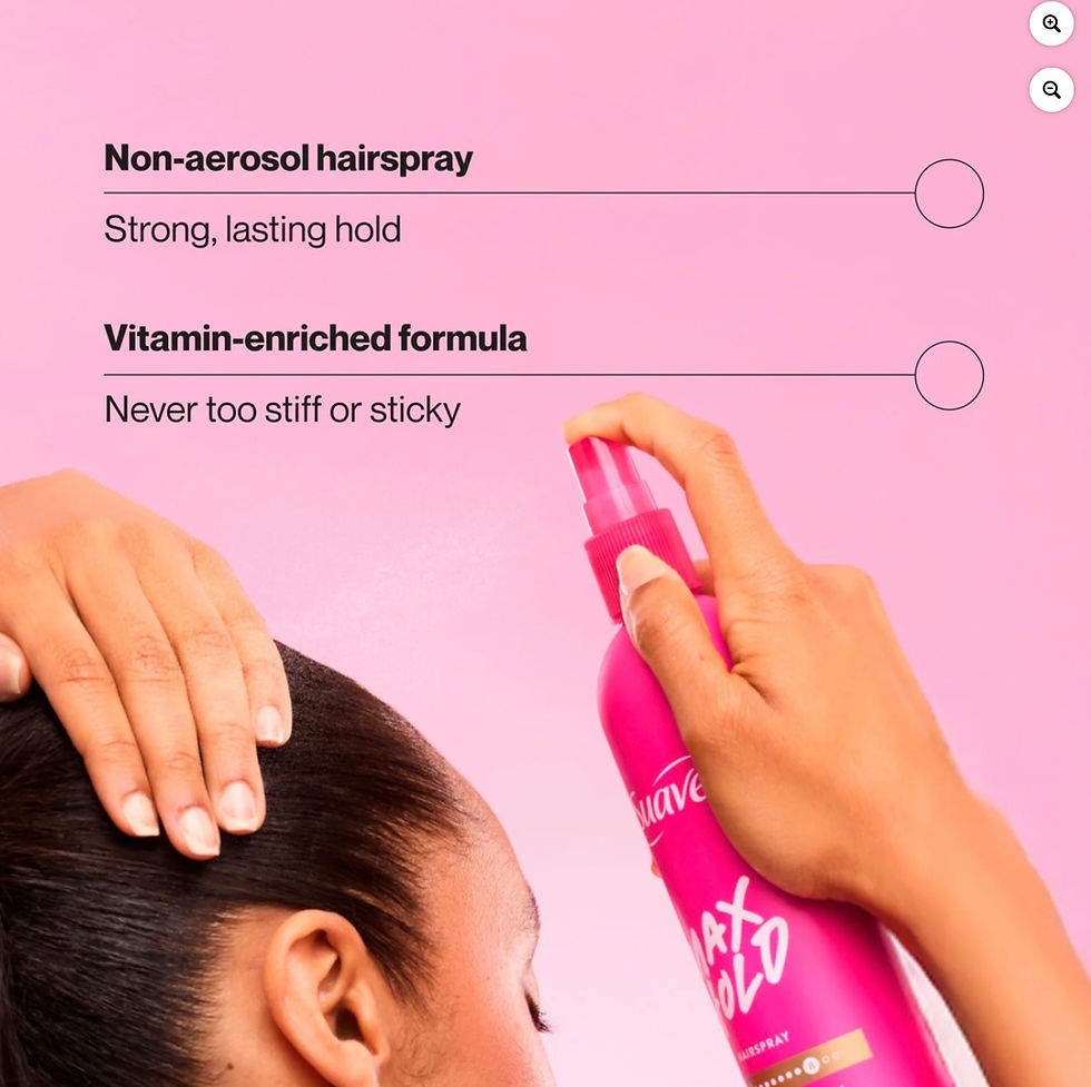 Thumbnail: Suave Max Hold Non-Aerosol Scented Hairspray, Strong Hold, All Hair Types, 11 FL