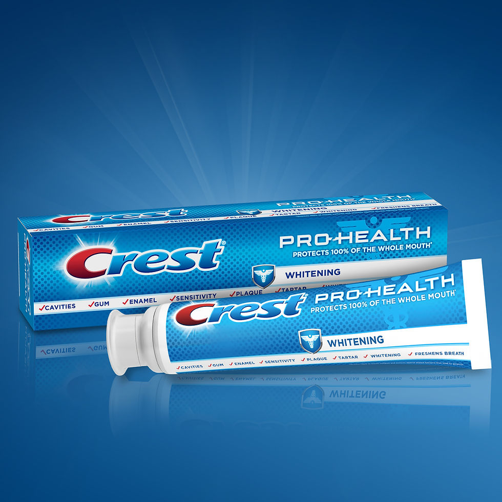Thumbnail: Crest Pro Health Whitening Fluoride Gel Toothpaste, Mint, 4.6 oz