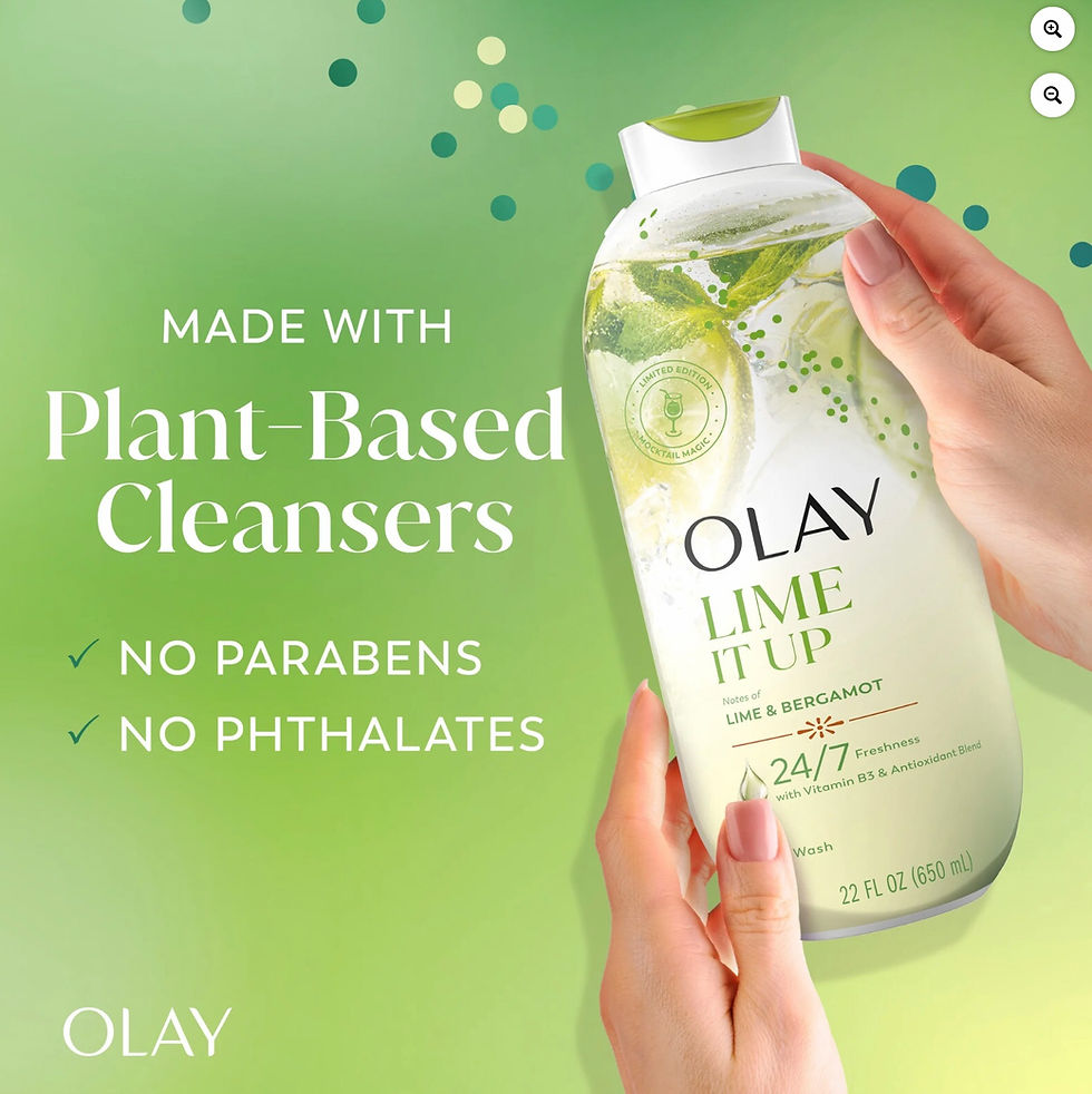 Thumbnail: Olay Lime It Up Body Wash with Notes of Lime and Bergamot, Vitamin B3 and Antiox