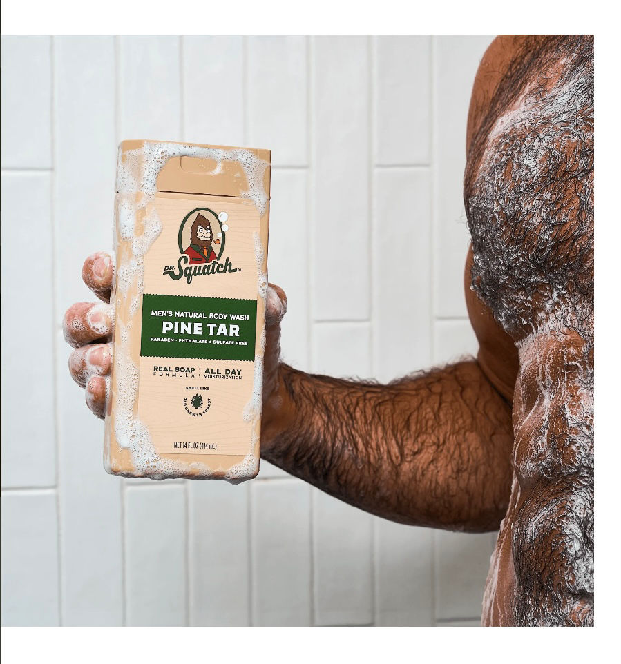 Thumbnail: Dr. Squatch Pine Tar Natural Body Wash for Men, 14 fl oz