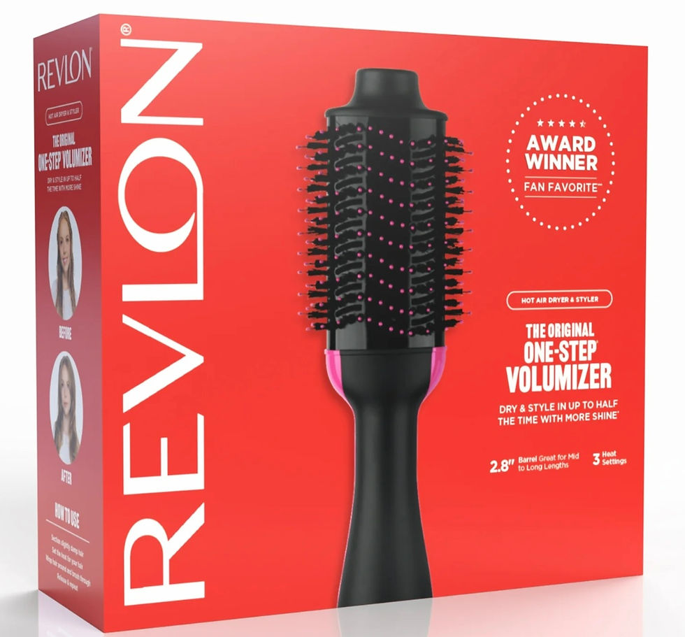 Thumbnail: Revlon One-Step 1-1/4" Ceramic Hair Curler and Dryer, Black