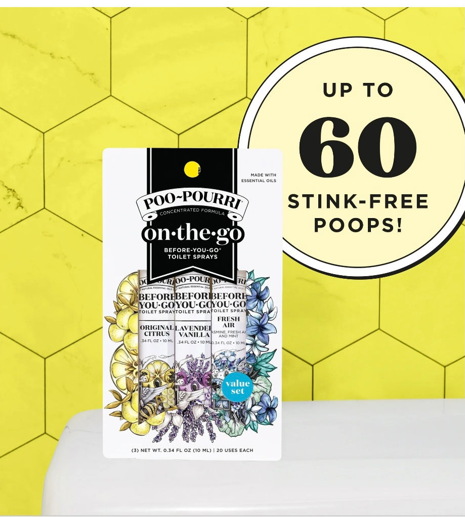 Thumbnail: Poo-Pourri Before-You-Go Toilet Spray, On-The-Go, Travel Size Variety 10 mL - Or