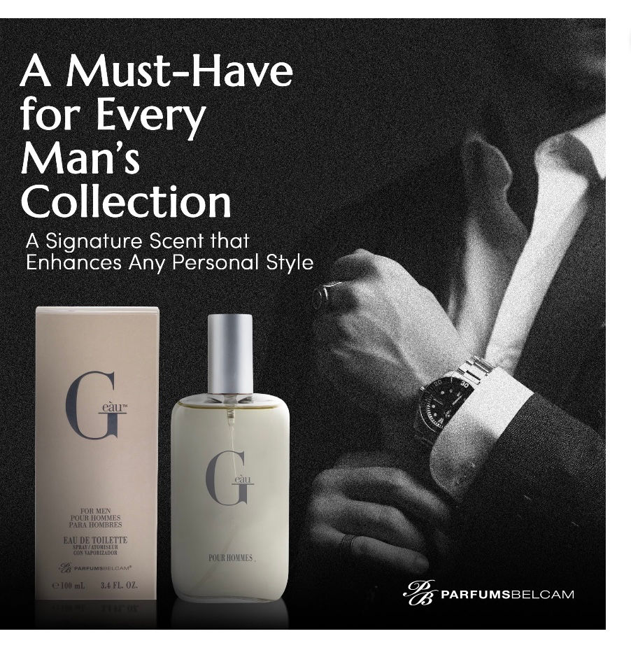 Thumbnail: Belcam G Eau Men's Eau De Toilette Spray, Fresh Aquatic Scent, 3.4 fl oz