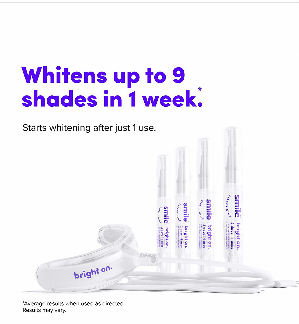 Thumbnail: SmileDirectClub Teeth Whitening Kit with LED Light - 4 Pack Gel Pens - Professio