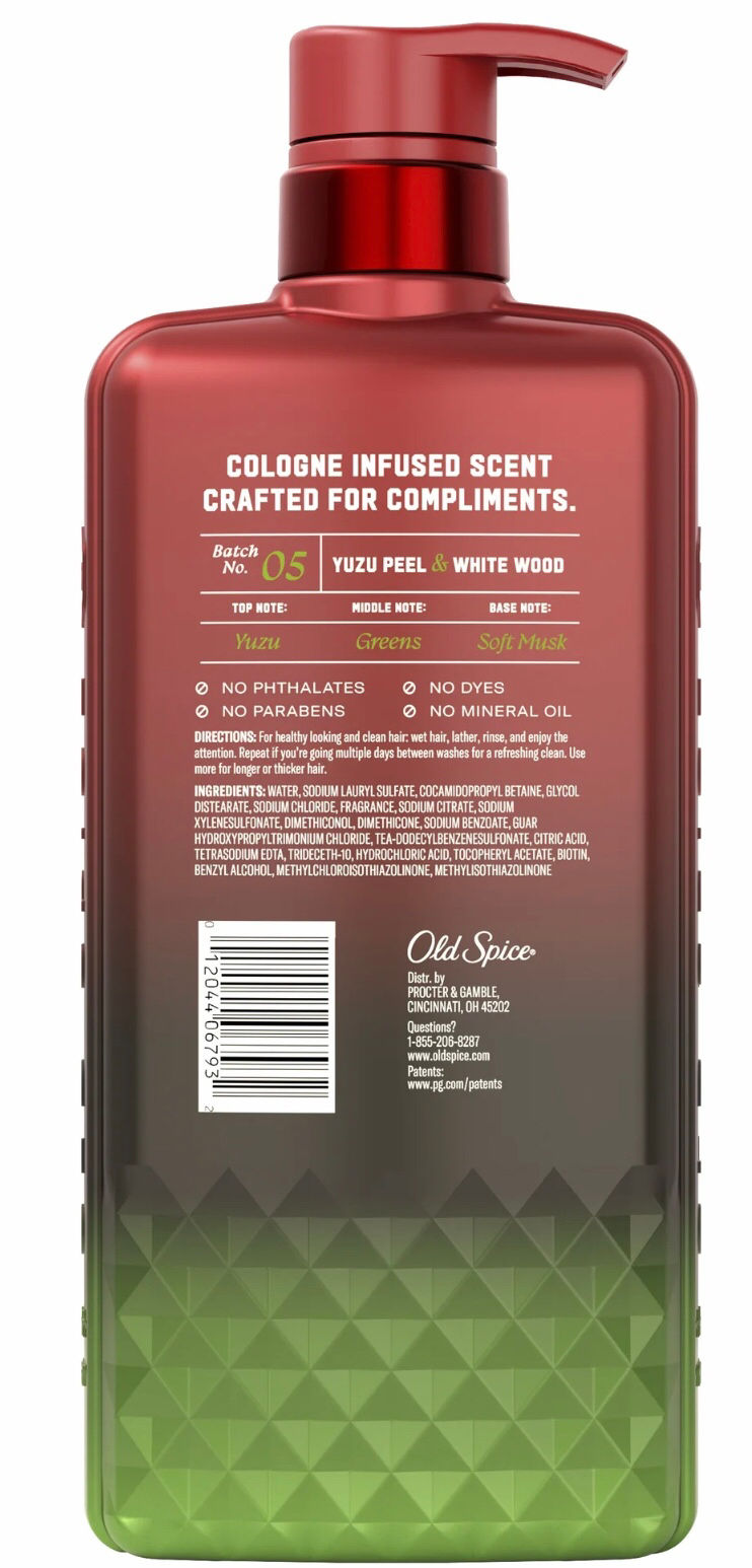 Thumbnail: Old Spice Shampoo: The Spice Alchemist, Cologne-Infused Yuzu Peel & White Wood, 