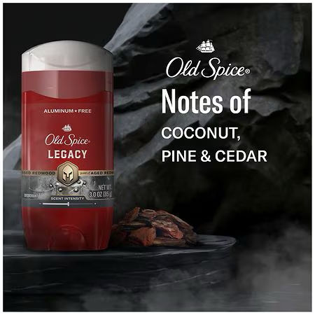 Thumbnail: Old Spice Red Collection Deodorant for Men, Legacy Scent, 3oz