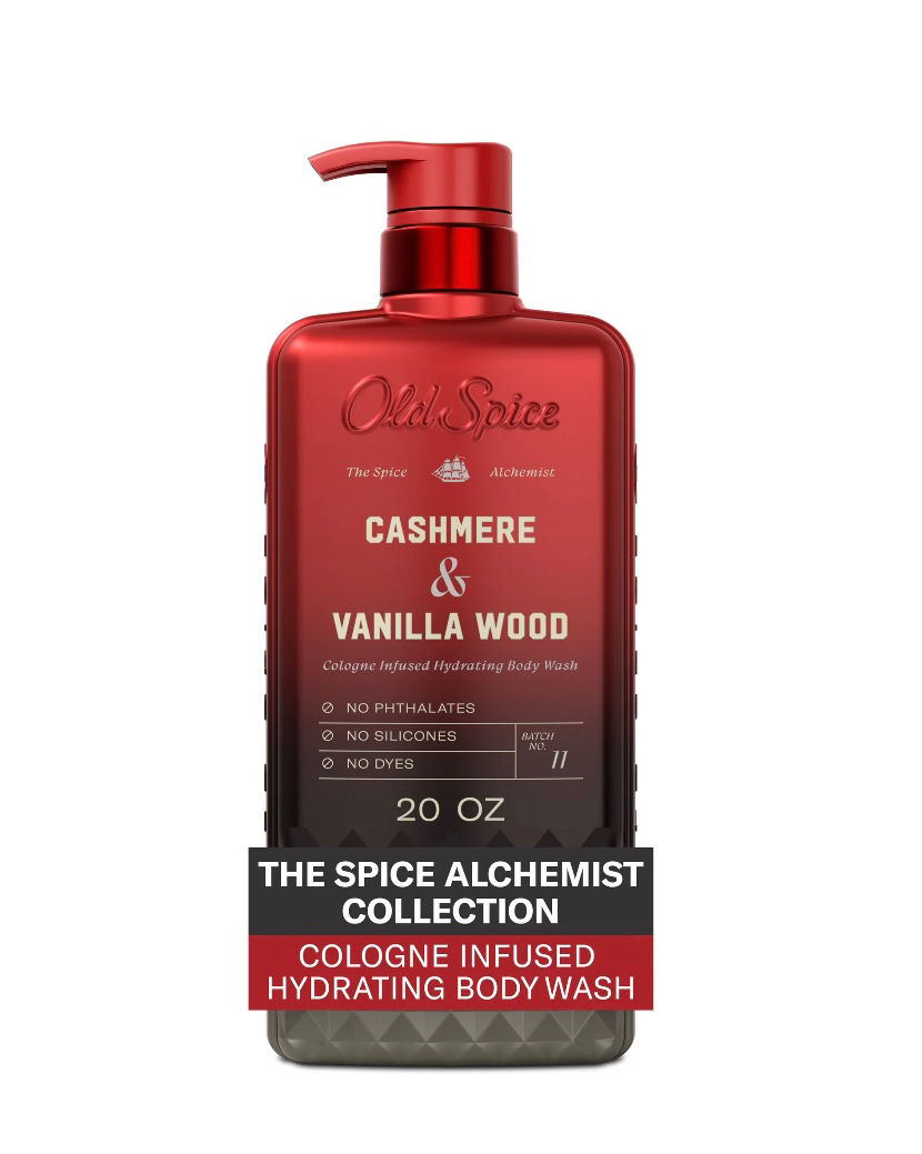 Old Spice Body Wash for Men, The Spice Alchemist Collection, Cashmere and Vanill