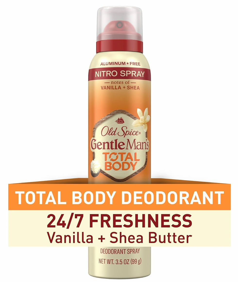 Thumbnail: Old Spice Whole Body Deodorant for Men, Total Body Aluminum Free Spray, Vanilla 