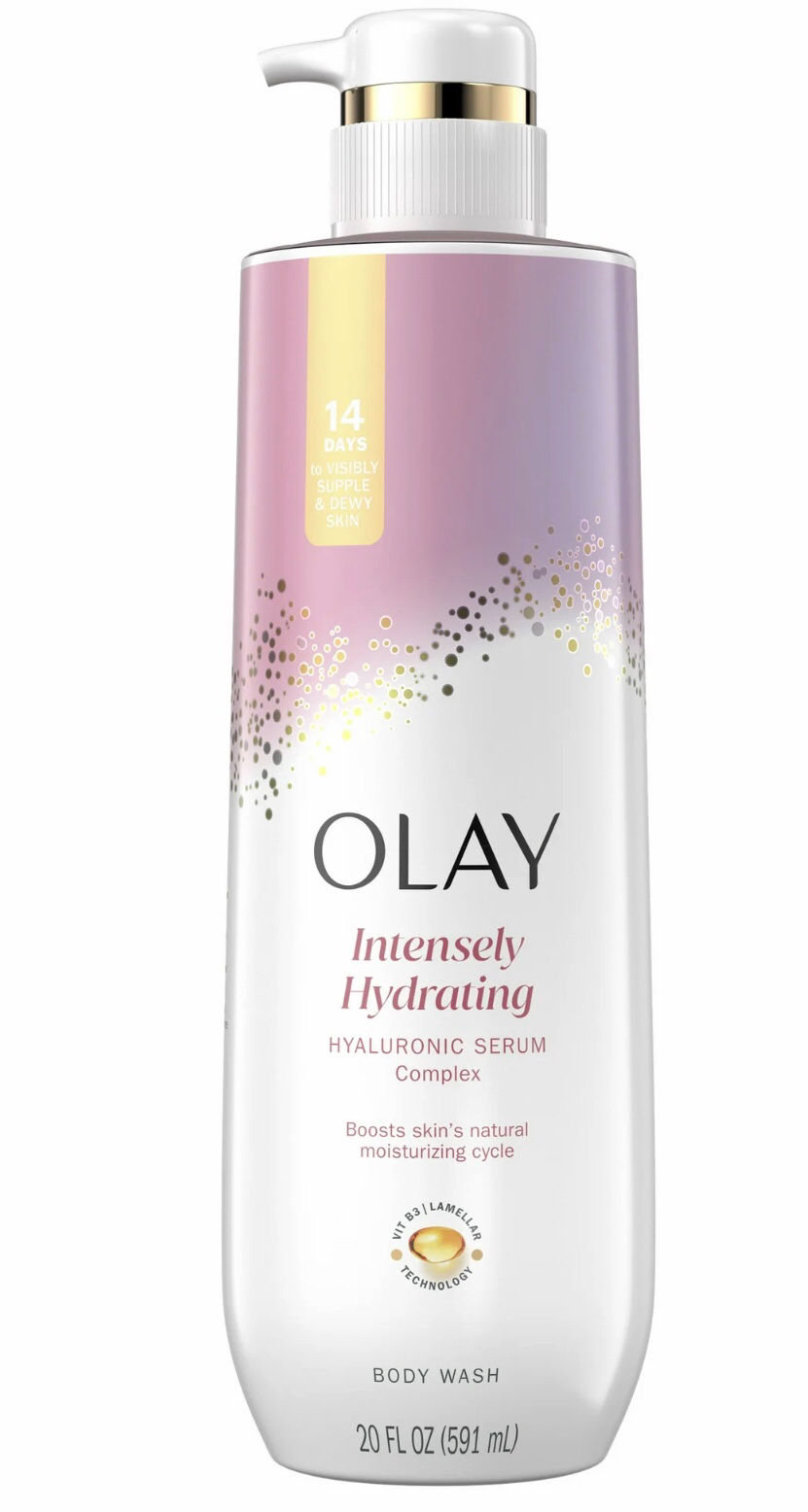 Olay Nourishing Body Wash for women, Hyaluronic Acid, 20 fl oz