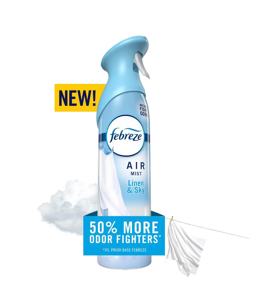 Febreze Air Mist Air Freshener Spray, Linen & Sky Scent, 8.1oz