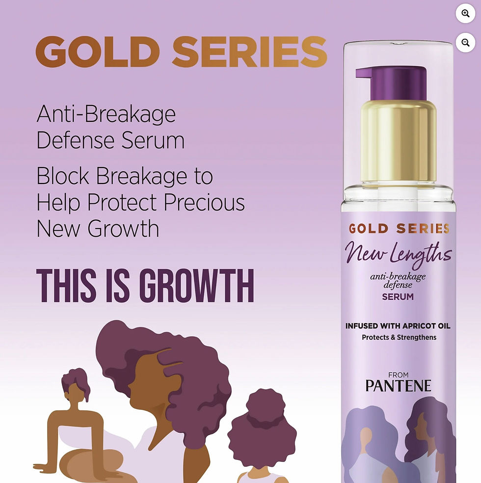 Thumbnail: Pantene Gold Series New Length Anti-Breakage Defense Serum, All Hair Types, 3 fl