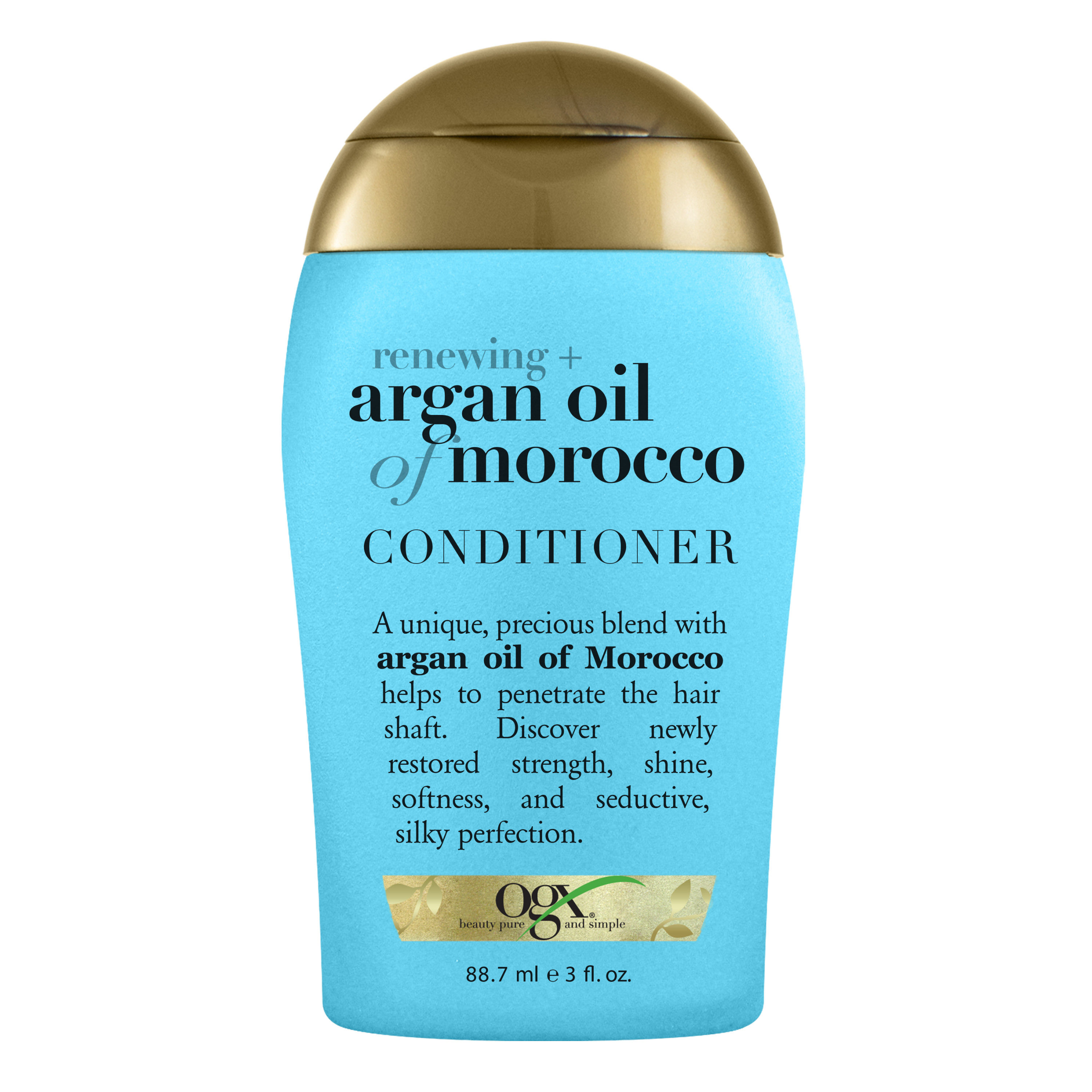OGX Renewing Argan Oil of Morocco Shine Enhancing Daily Conditioner, 3 fl oz, Tr