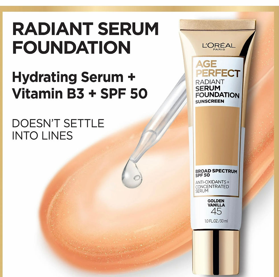 Thumbnail: L'Oreal Paris Age Perfect Radiant Serum Foundation with SPF 50, Ivory,