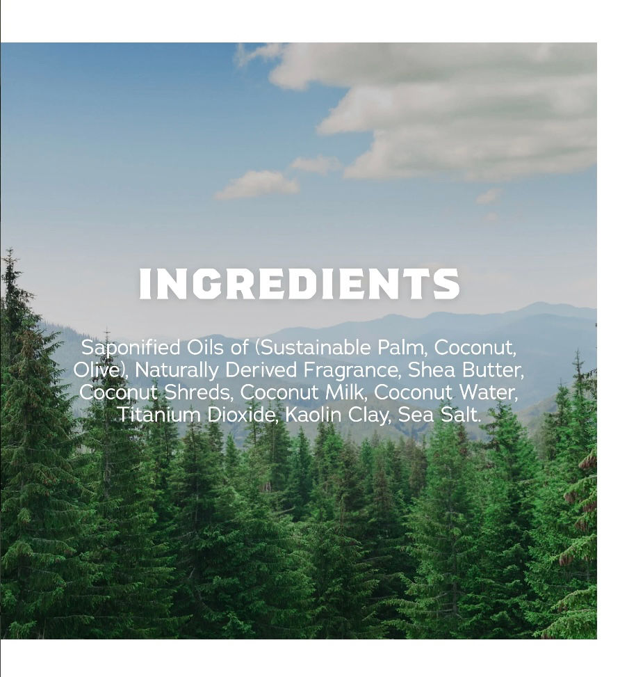 Thumbnail: Dr. Squatch Coconut Castaway Natural Bar Soap for Men, 5 oz