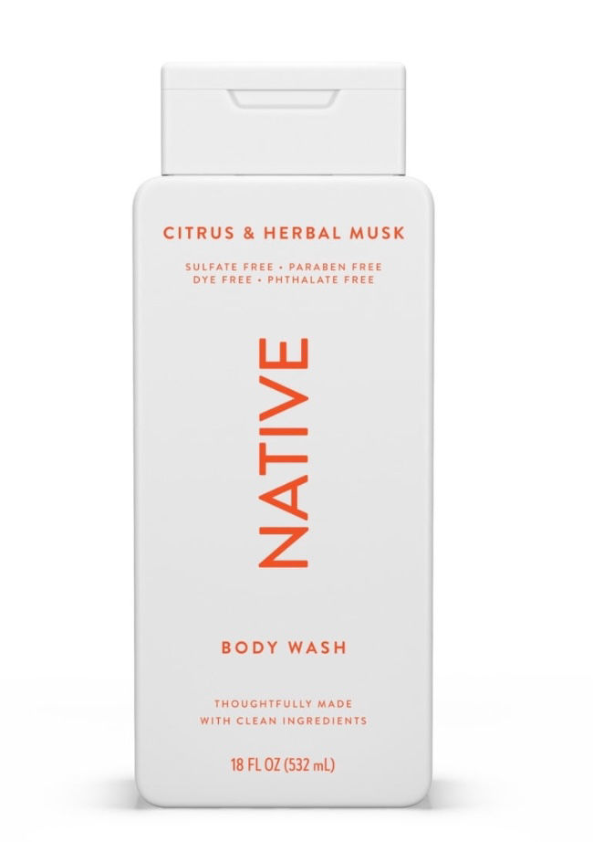 Thumbnail: Native Body Wash, Citrus & Herbal Musk, Sulfate Free, Naturally Derived Ingredie